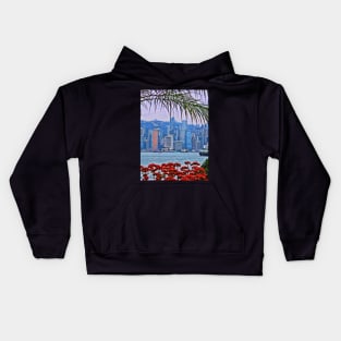 Victoria Harbour, Hong Kong Kids Hoodie